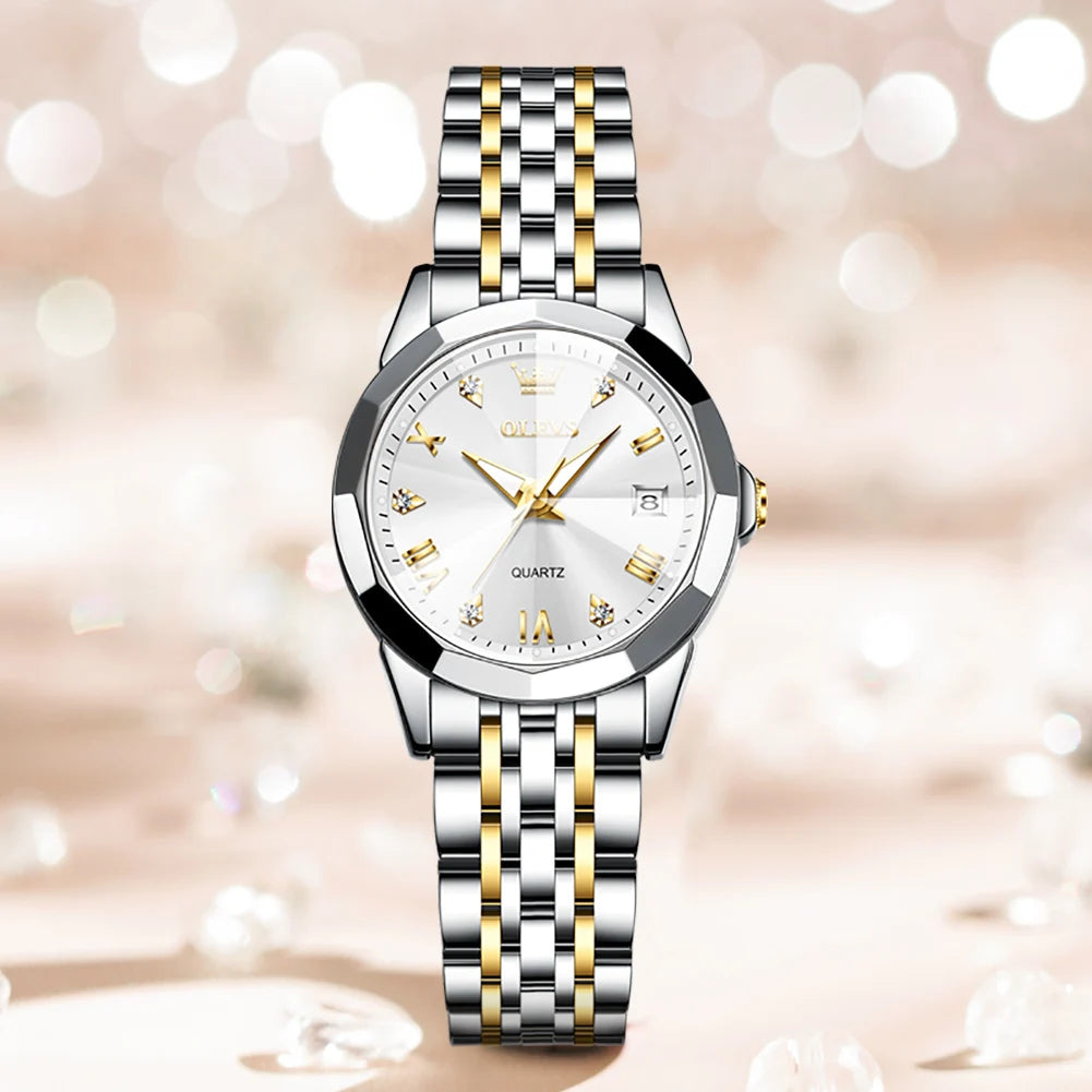 Olevs Watch Peony silver