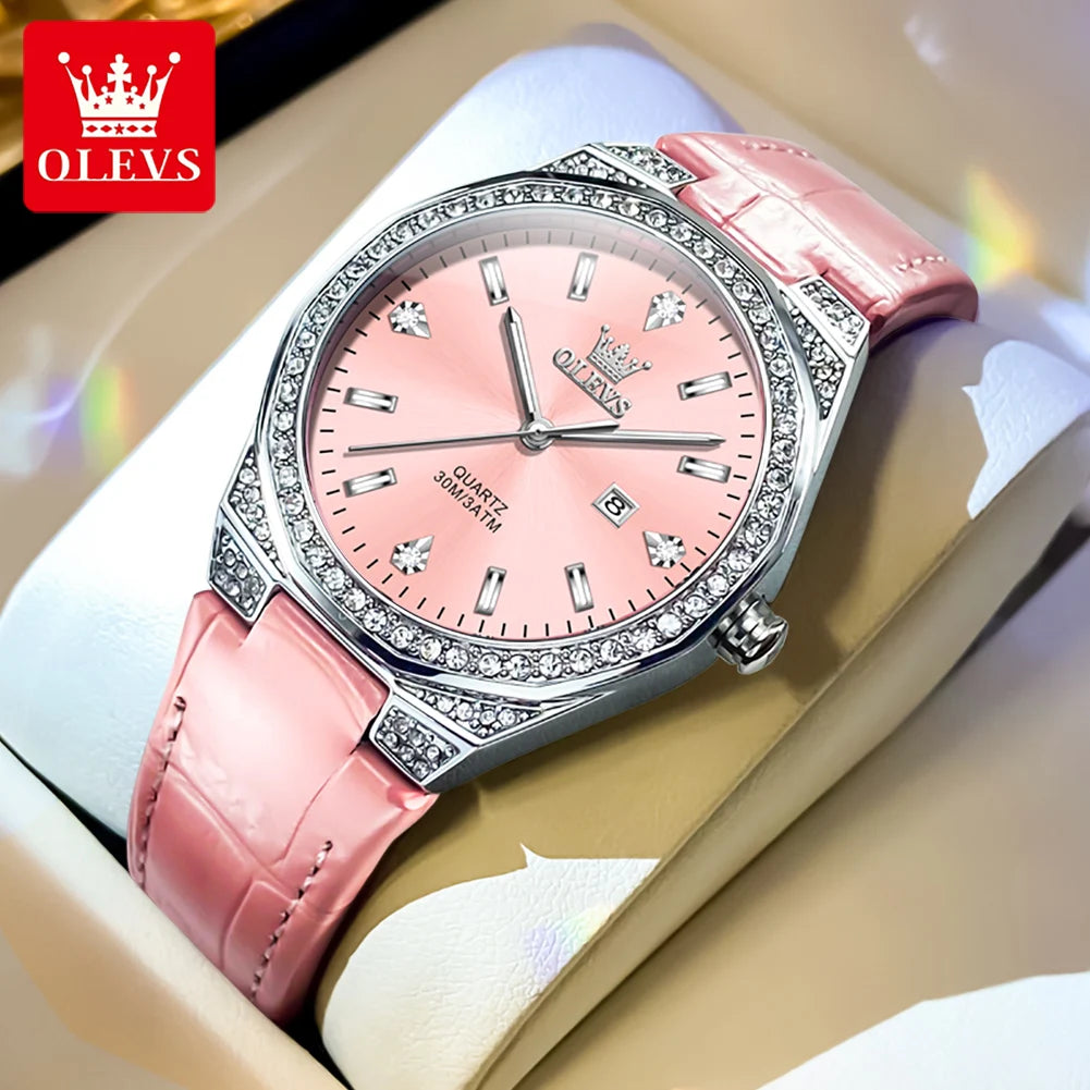 Olevs Watch Snowdrop
