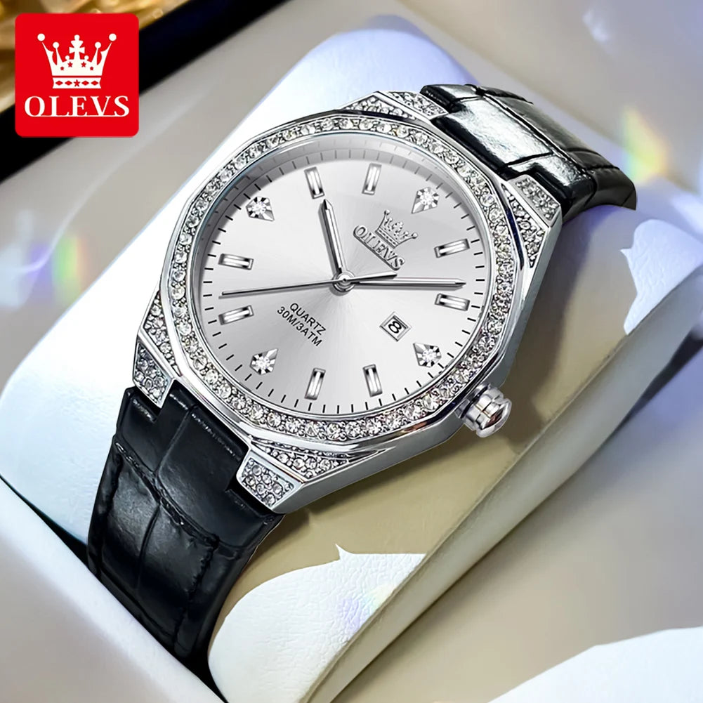 Olevs Watch Snowdrop