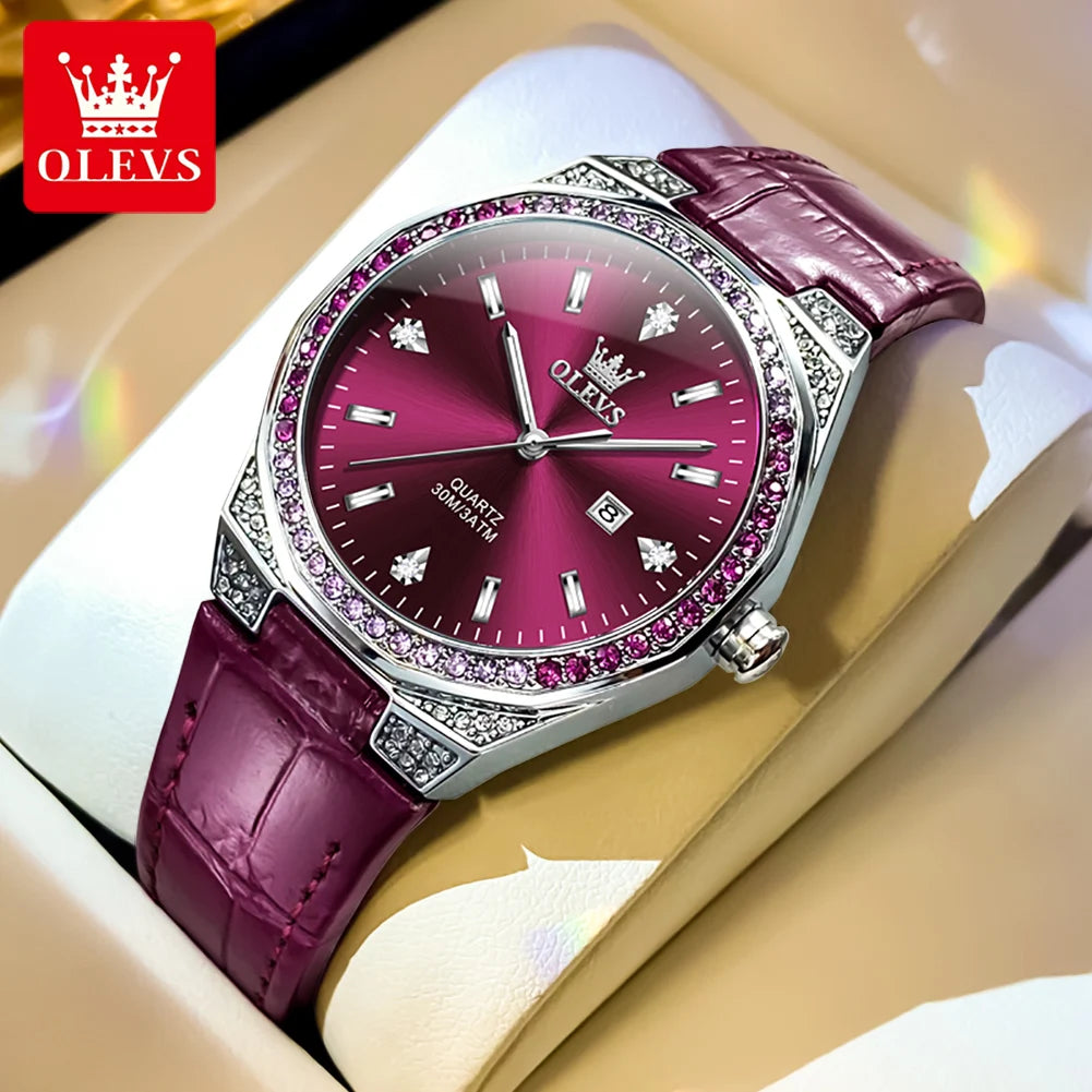 Olevs Watch Snowdrop