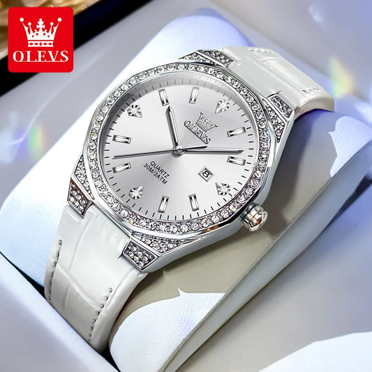 Olevs Watch Snowdrop